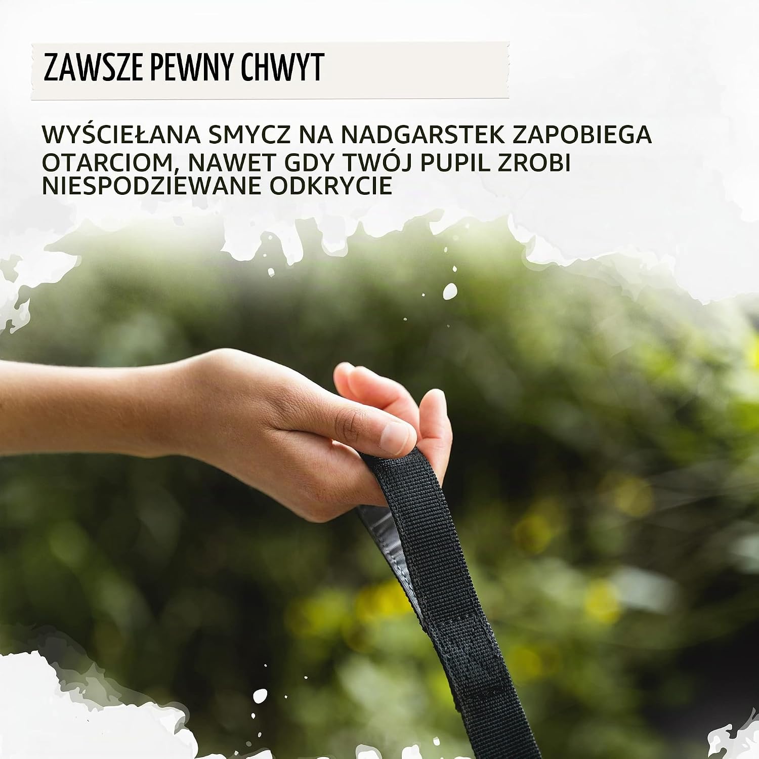 Detalle 1 de Rudelkönig smycz treningowa dla psa 5 m z nylonu, wyściełanym uchwytem i karabińczykiem