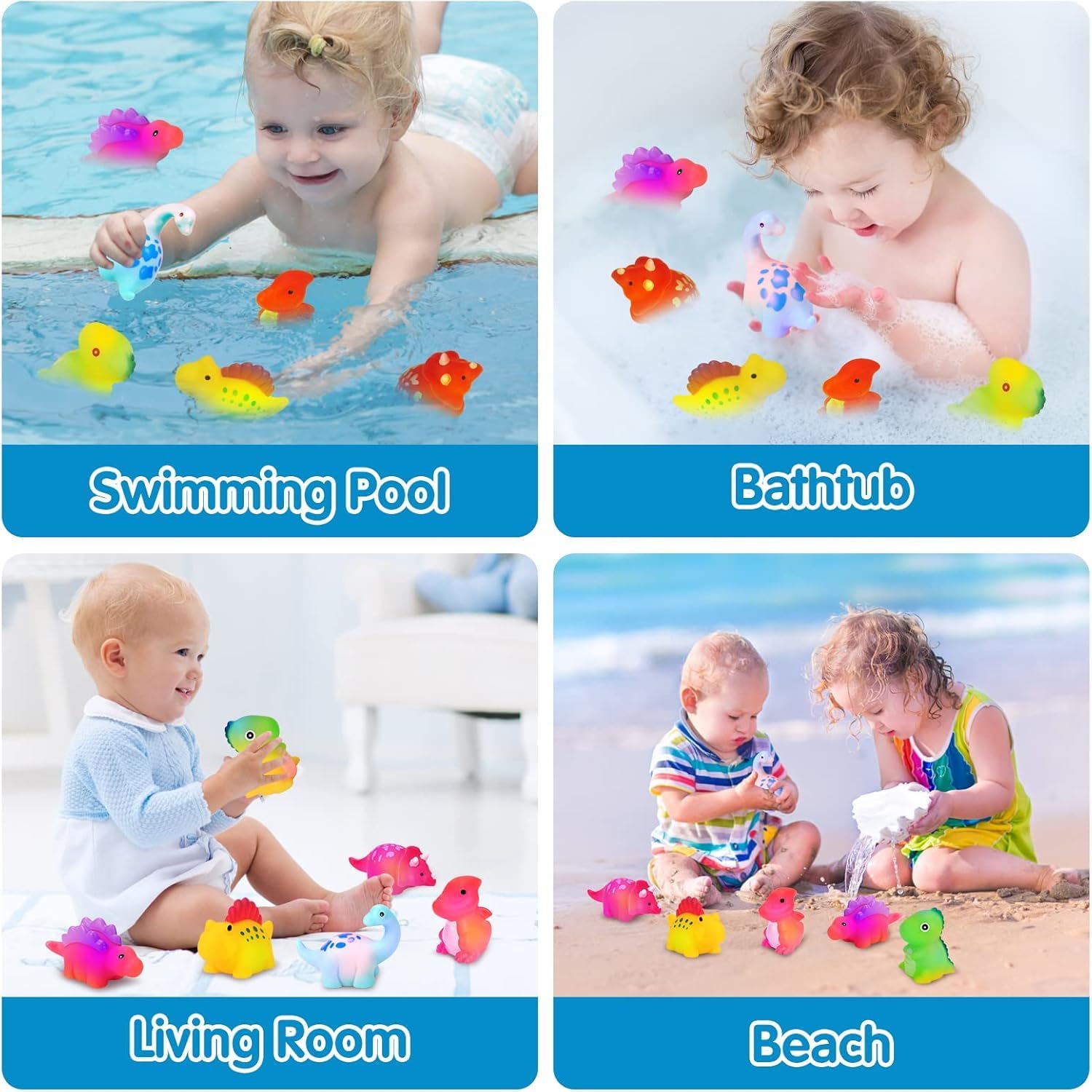 Thumbnail 3 de Muslecid Badespielzeug Set ohne Loch, 7-teilig – Wasserspielzeug & Sensorik für Baby ab 1 Jahr