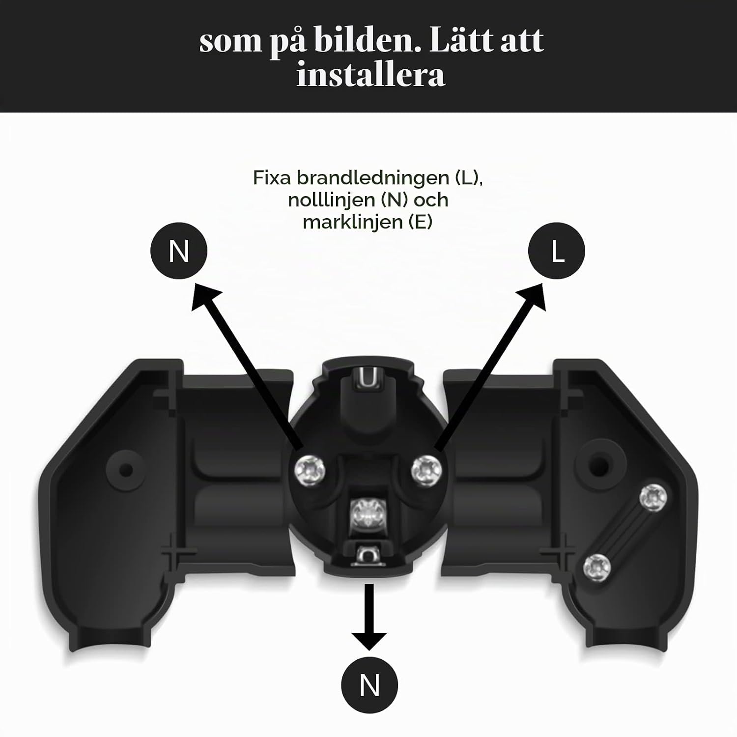 Detalle de PABANCE Schuko-vinkelkontakt, 2-pack, 250 V/16 A för kabel