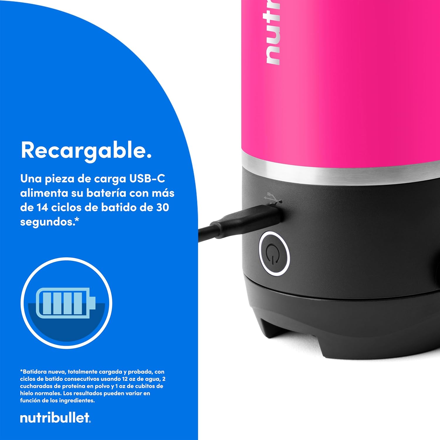 Thumbnail 6 de nutribullet Flip NBP016MA Batidora portátil 590 ml