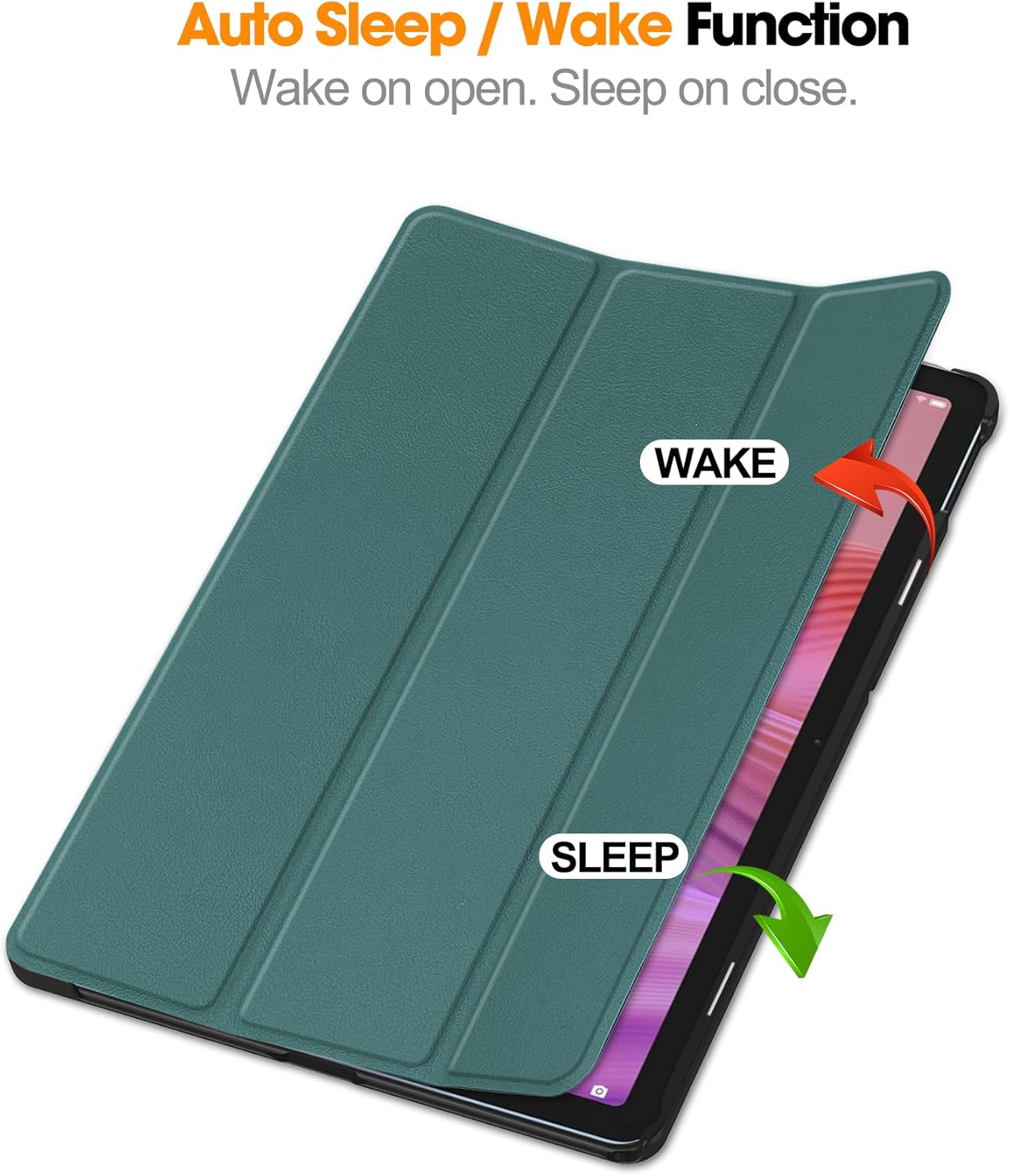 Thumbnail 1 de zZjoOoj Hülle für Lenovo Tab 2025 10,1 Zoll (TB-311FU/TB-311XU) – Ultradünne Schutzhülle mit Standfunktion & Auto-Schlaf/Wach