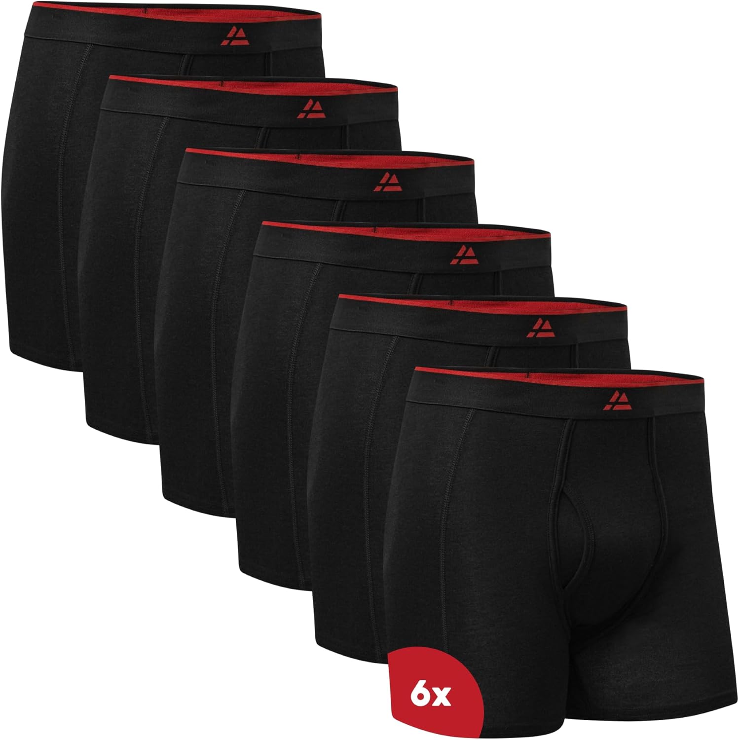 Detalle de DANISH ENDURANCE 3er Pack Bambus-Boxershorts Herren (ultrasoft, atmungsaktiv, etikettfrei)