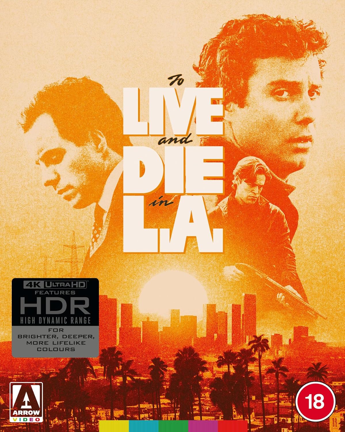 Detalle de Arrow Video To Live and Die in L.A. Limited Edition 4K UHD Blu-ray, Region Free