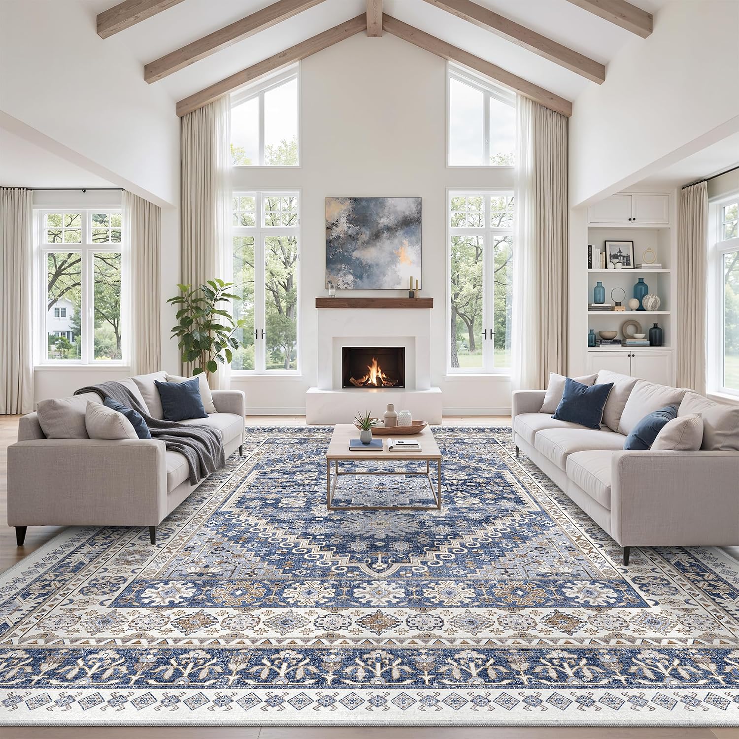 Detalle de zesthome 10x14 Area Rug 10'x14' 🏡