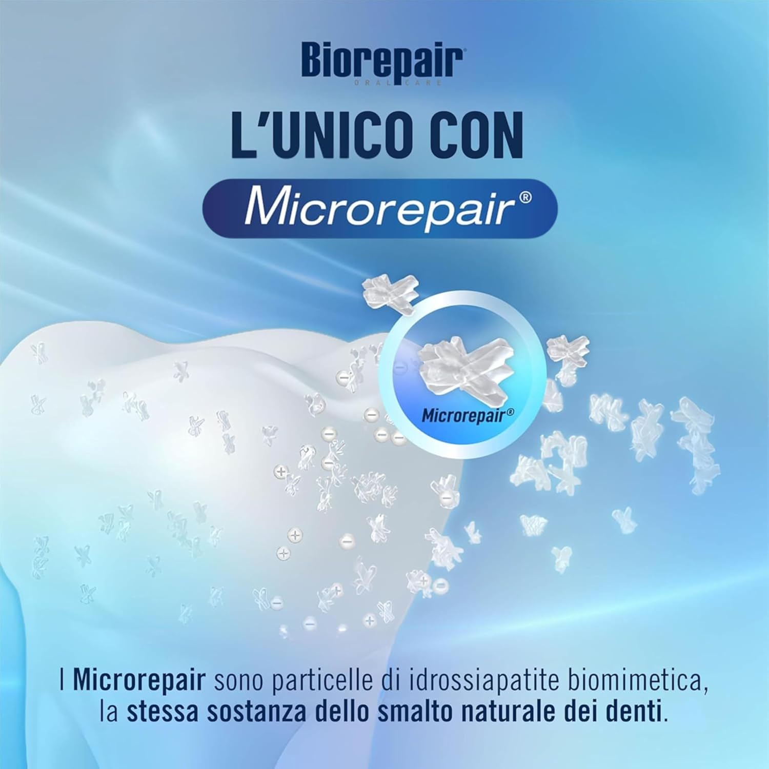 Detalle de Biorepair Advanced Notte Intensivo Anti-Erosione – Dentifricio 3×75 ml