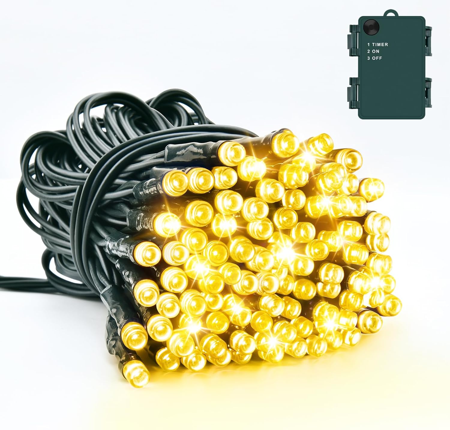 Detalle de Dalugo 5m battery string lights, 50 LEDs