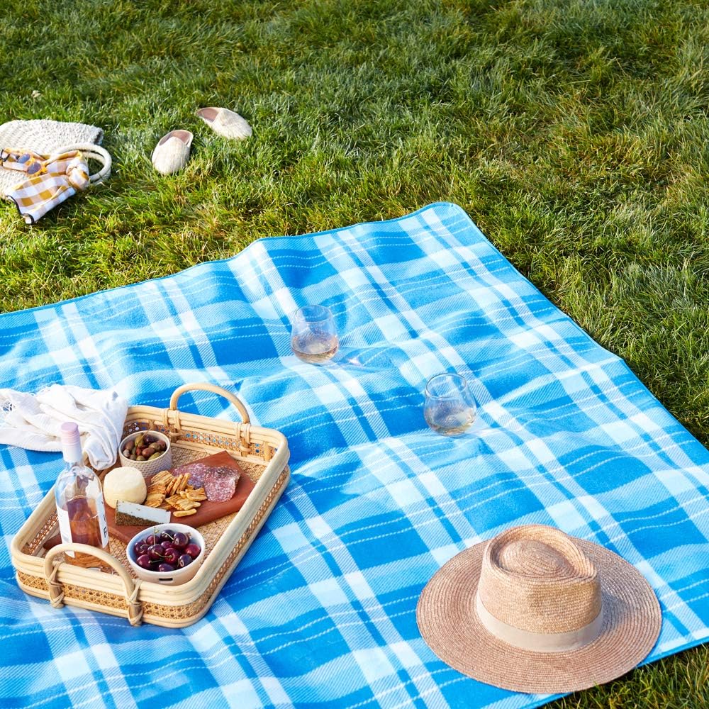 Thumbnail 1 de Amazon Basics Manta de Picnic con Base Impermeable, 175 x 200 cm