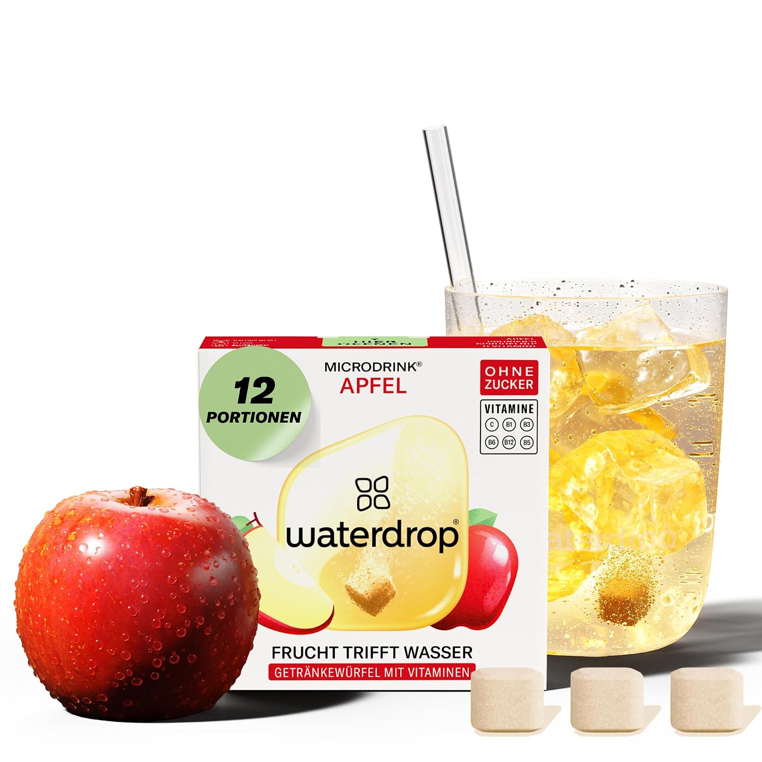 Thumbnail 6 de waterdrop Microdrink Apfel 36 Würfel 🍎