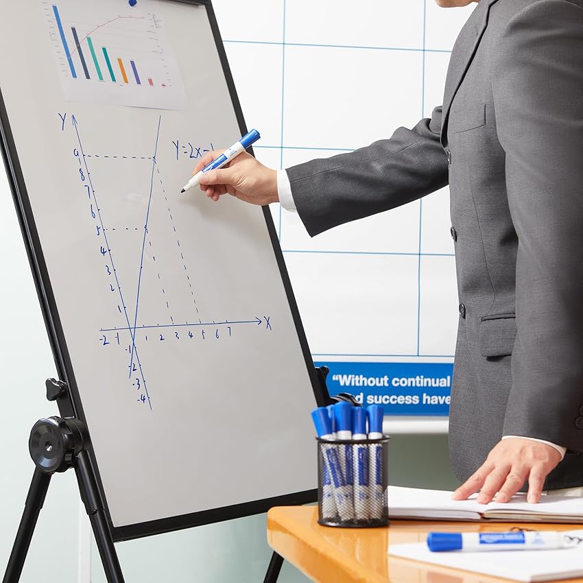 Detalle 2 de Amazon Basics Low-Odor Dry Erase Fine Tip 36 unidades 🖊