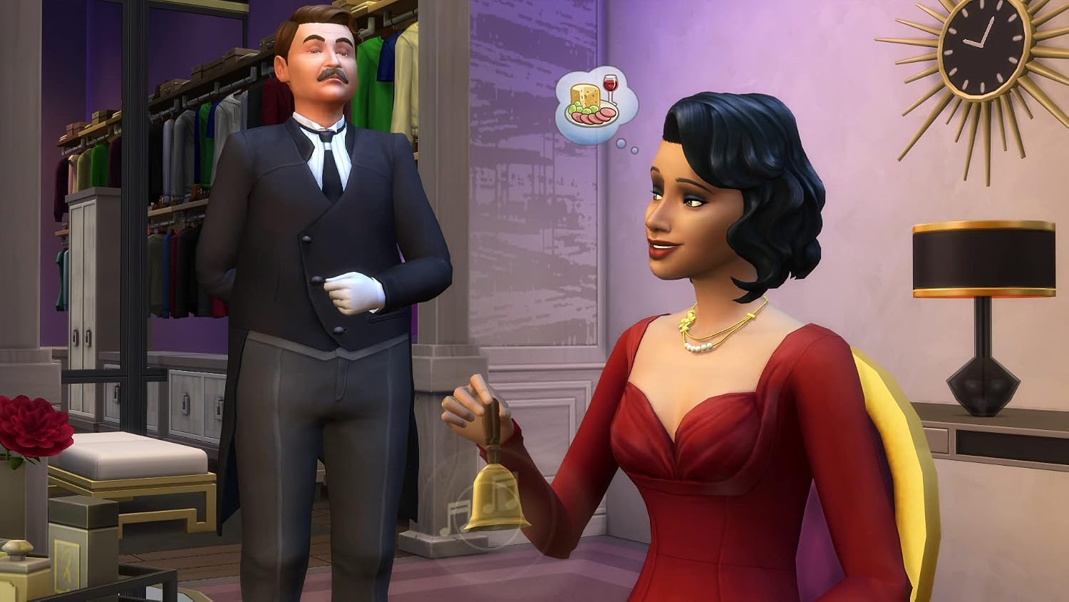 Detalle de The Sims 4 Vintage Glamour stuff pack
