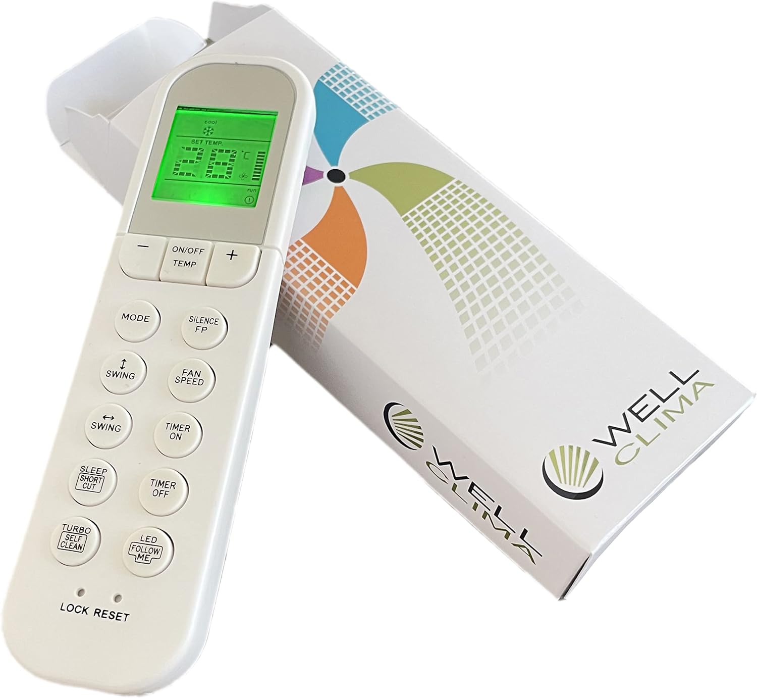 Thumbnail 2 de Télécommande RG36F4/BGEFS-RG36F2/BGEF wellclima – compatibilité Climatiseur et pompe à chaleur inverter (RG36)