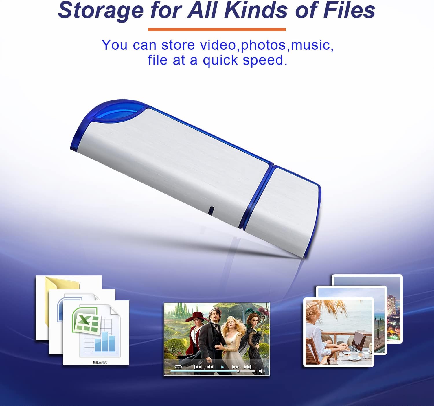 Detalle 2 de BlumWay 32G FAT32 USB Stick: A straightforward data helper for everyday storage