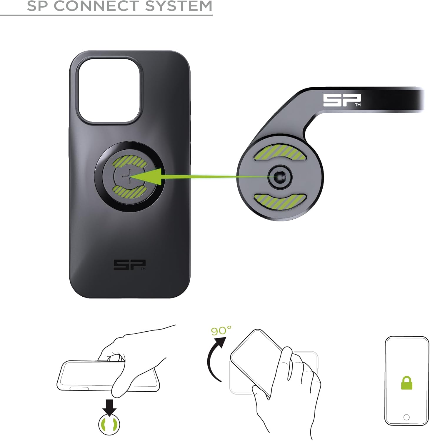 Thumbnail 2 de SP CONNECT Mountain Bike Bundle SPC+ – Fixation rapide et sûre pour VTT (compatible Xiaomi 13)
