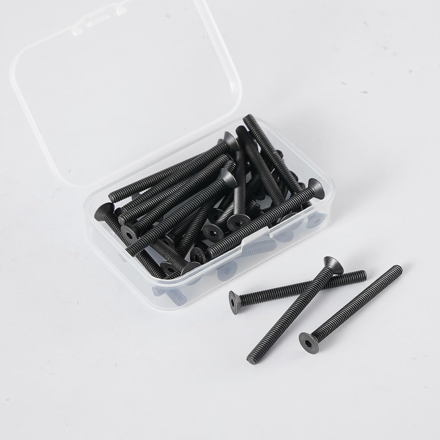 Detalle 1 de AOTXSHNO Flat Head Hex Socket Screws, M8-1.25x60mm