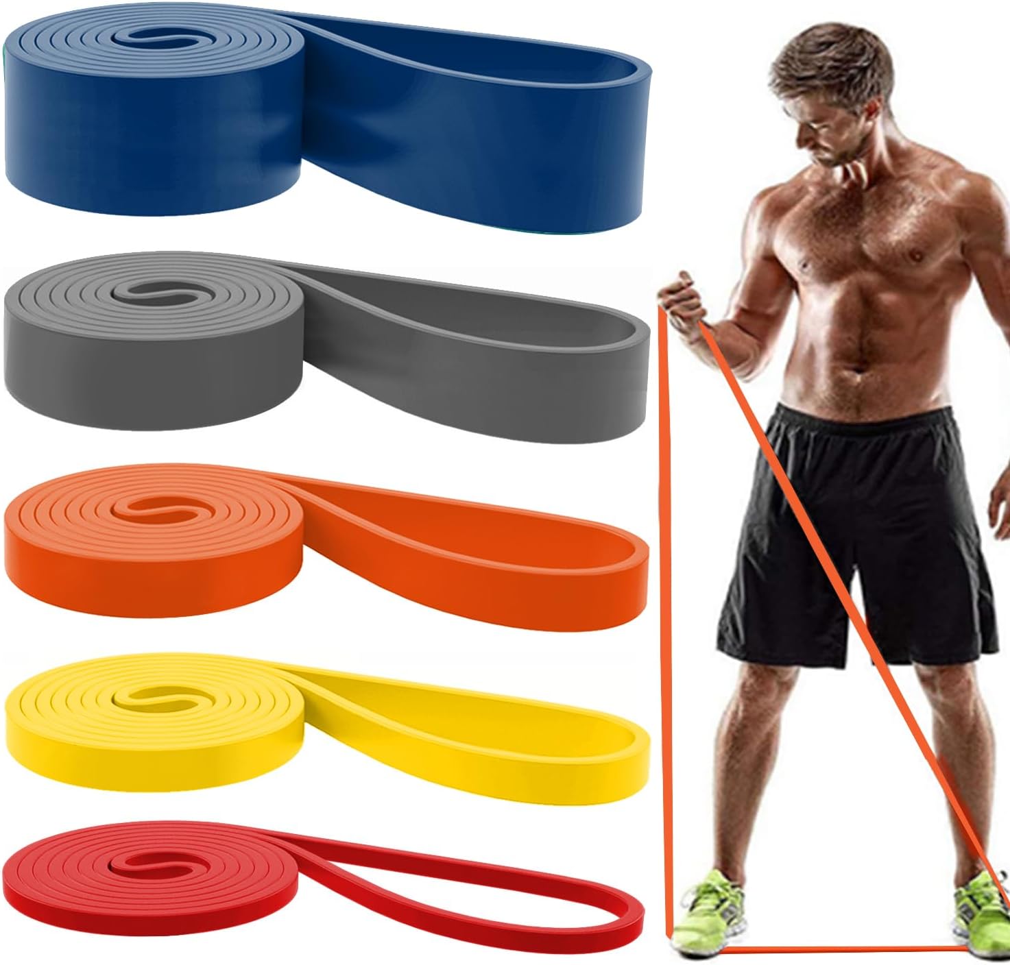 Thumbnail 6 de ROSAPOAR Resistance Bands 5 Levels ๐