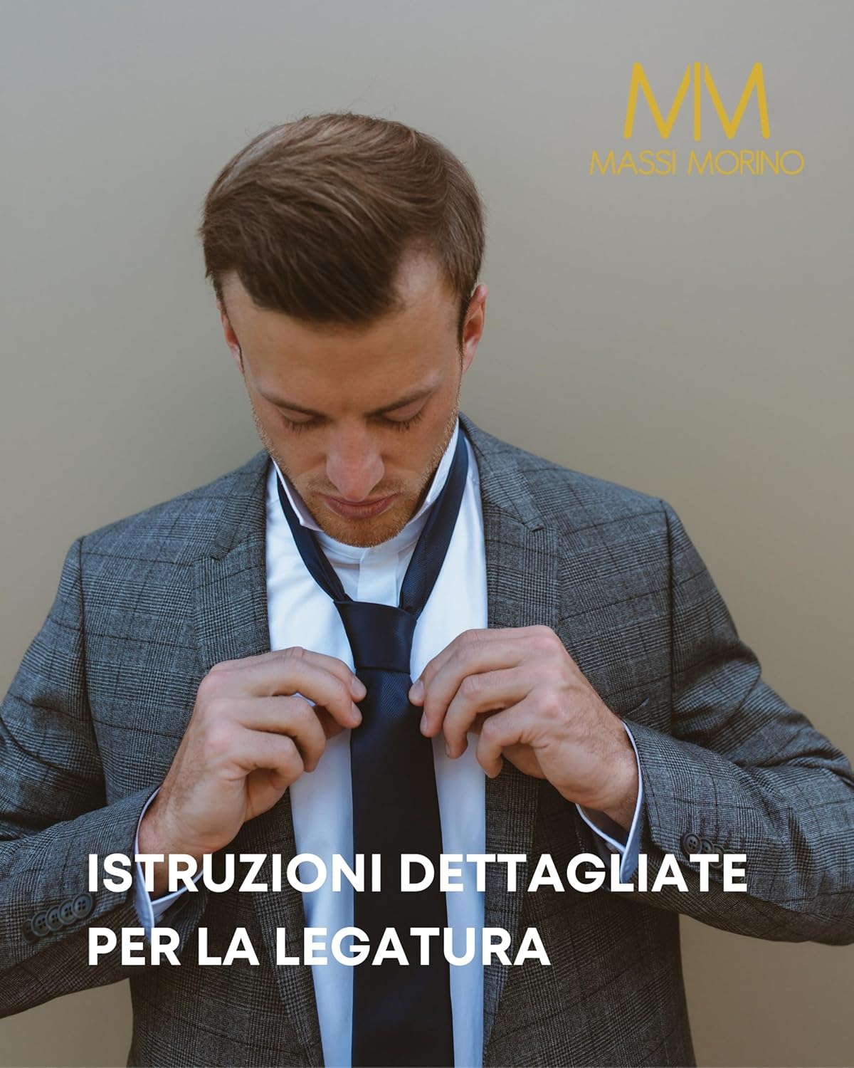 Thumbnail 3 de Massi Morino Cravatta 147 cm per uomo 👔