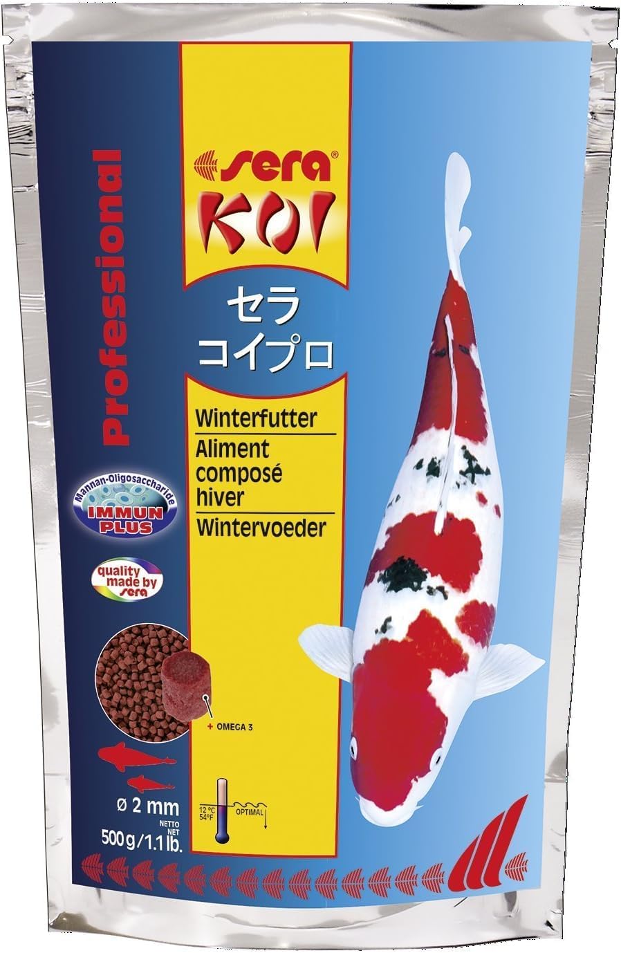 Detalle 2 de Sera KOI Prof Alimento Invierno 500 g