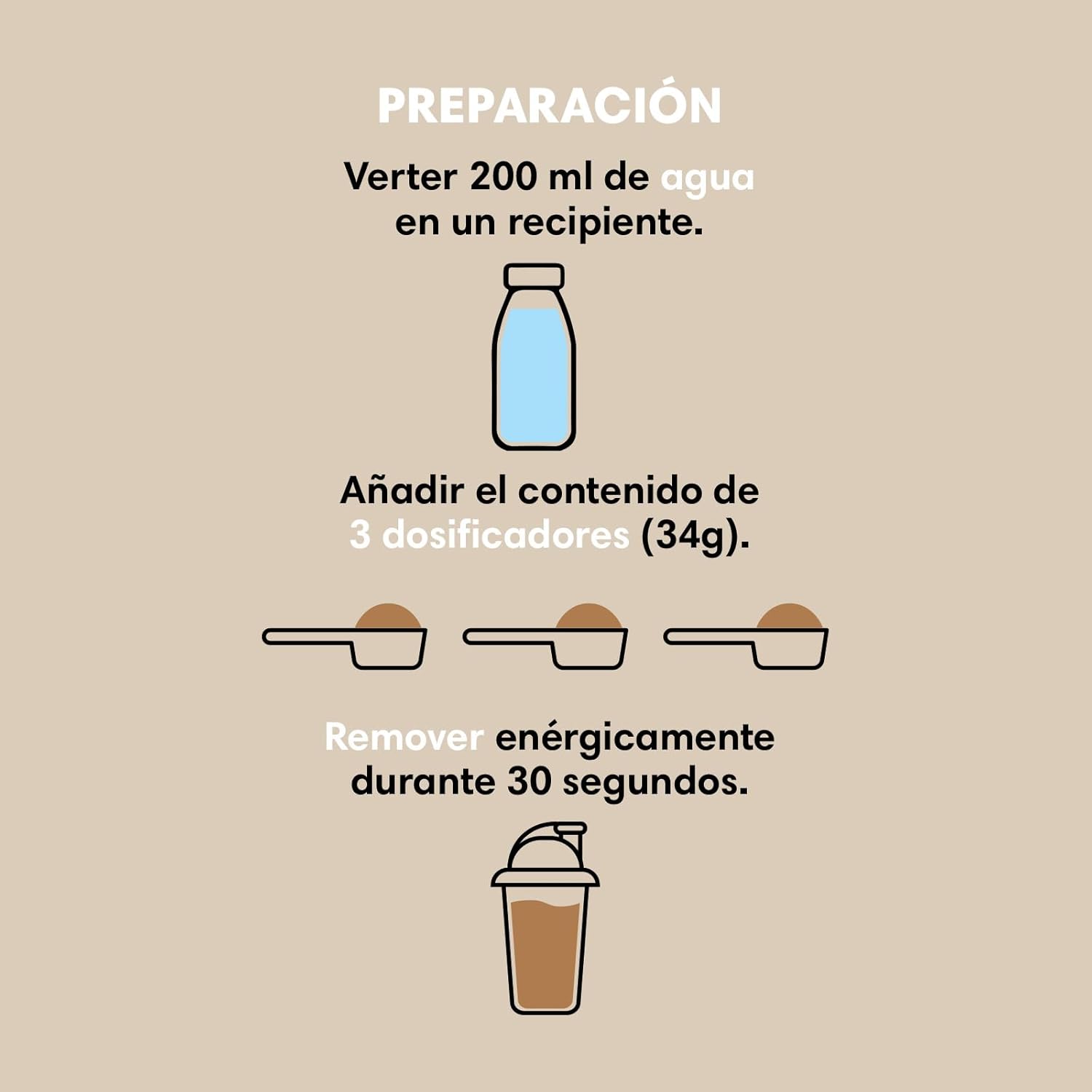 Thumbnail 5 de Bicentury Proteína Moka Avellana 340 g 20 g por porción