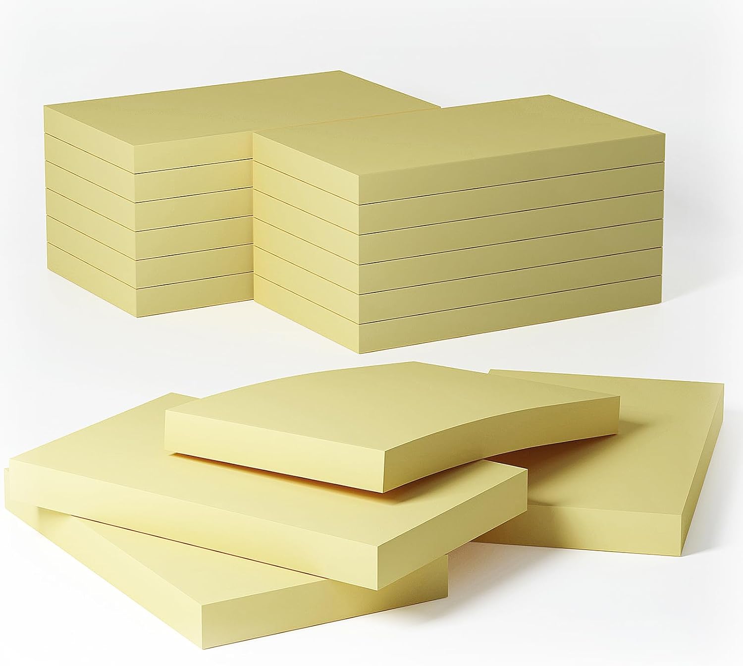 Detalle de 36er Pack gelbe Haftnotizen Classics (50 x 38 mm), selbstklebend, 80 Blatt je Pad