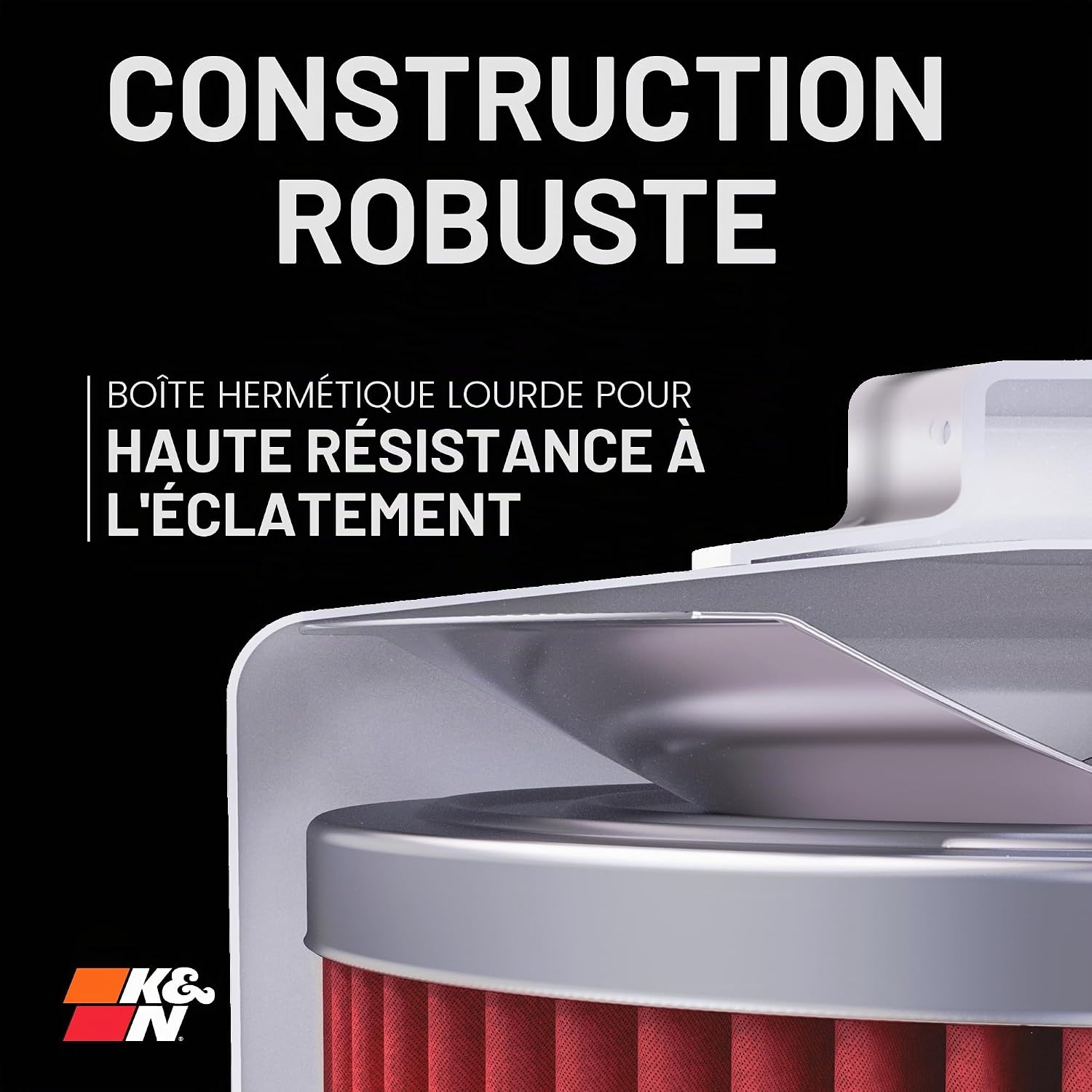 Thumbnail 3 de K&N Powersports Filtre à Huile KN-170 Bloc 75x94mm, compatible Harley Davidson
