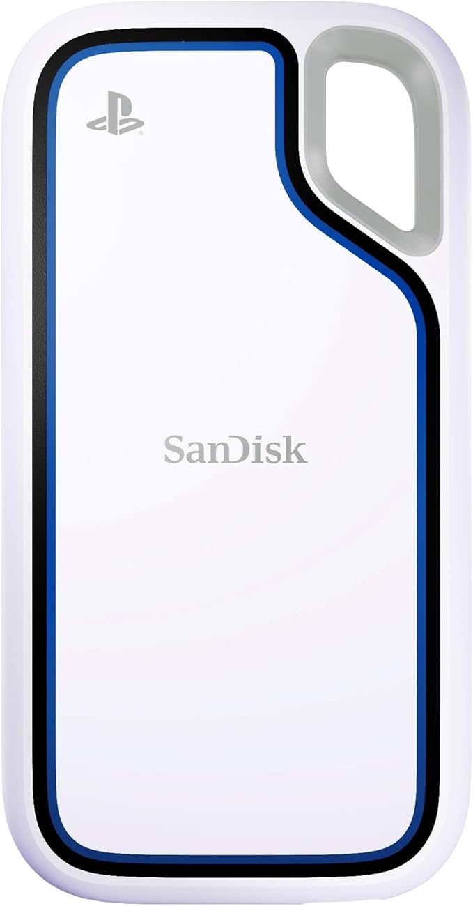 Detalle de SanDisk Extreme SSD 1TB portátil para PS5 y PC 💾