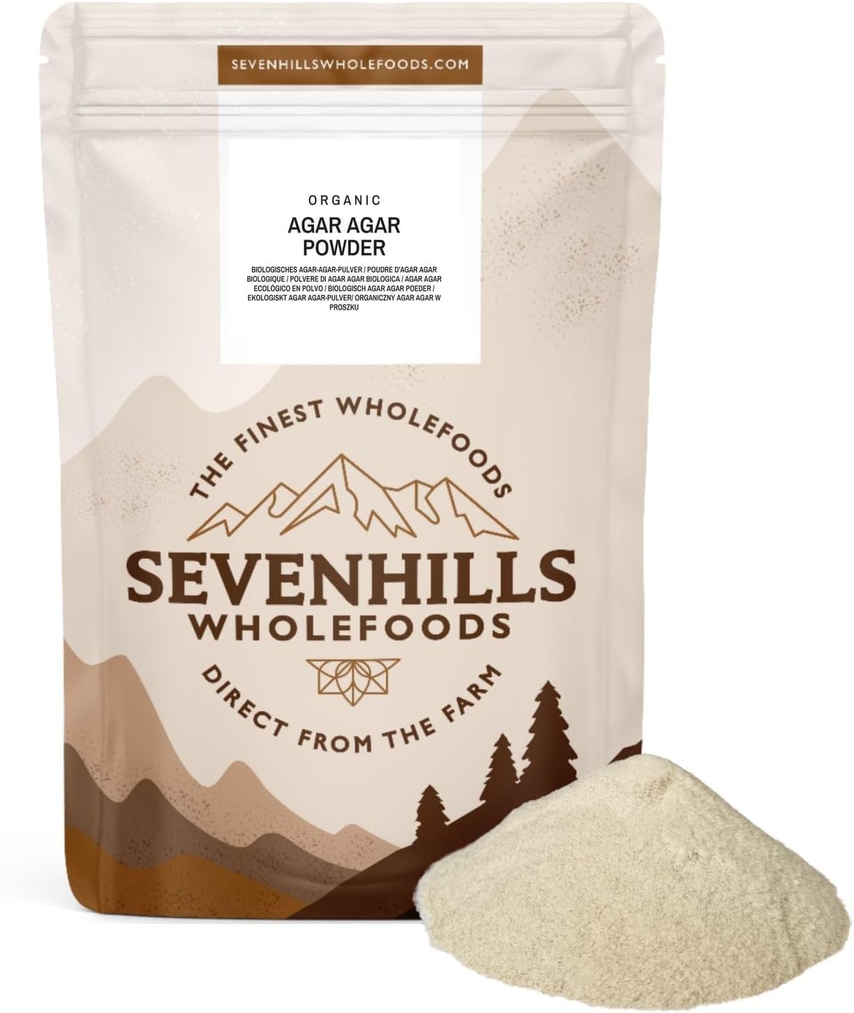 Sevenhills Wholefoods Agar Agar 100g 🥣
