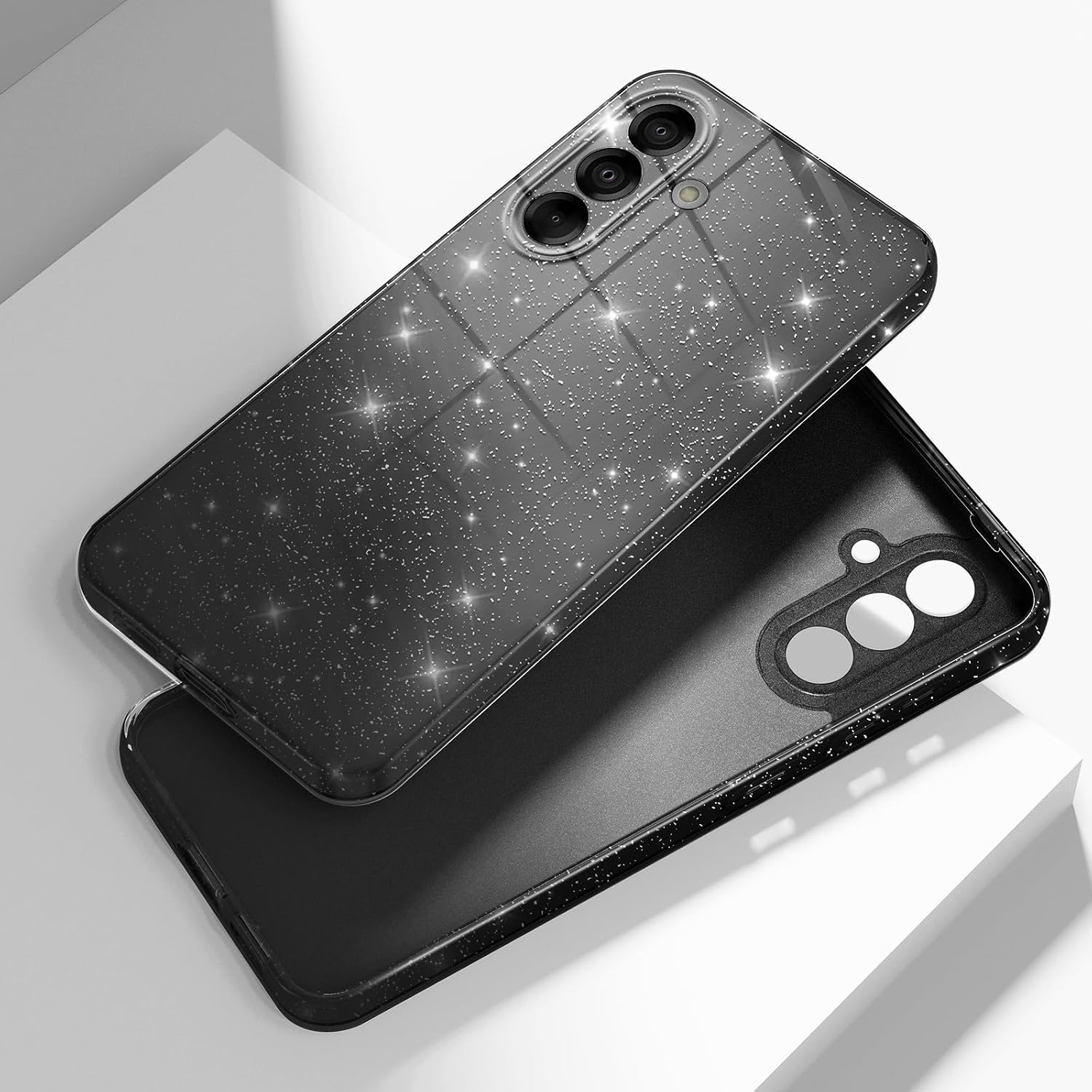 Detalle de Paitech Glitzer Hülle für Samsung Galaxy A17 – Dünn, flexibel und kratzfest