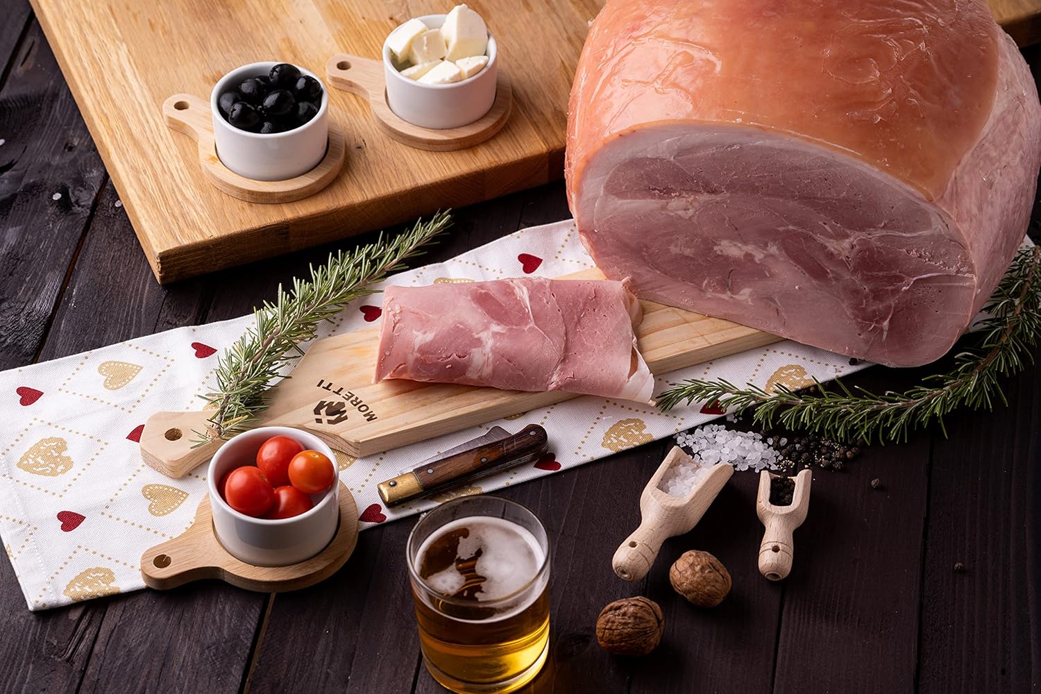 Thumbnail 3 de Moretti Prosciutto Cotto 1.2 Kg – Alta Qualità, Senza Glutine e Lattosio, Ideale per Affettatrice Elettrica
