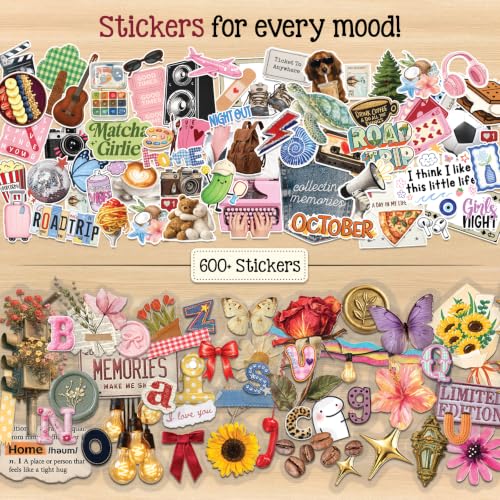 Detalle de My Artsy Stash – Scrapbooking Kit, Journaling Kit & Junk Journal Supplies by Gouda Games
