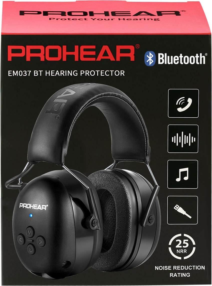 Thumbnail 5 de PROHEAR 037 Wireless Bluetooth Ear Defenders with hands-free calling and rechargeable battery