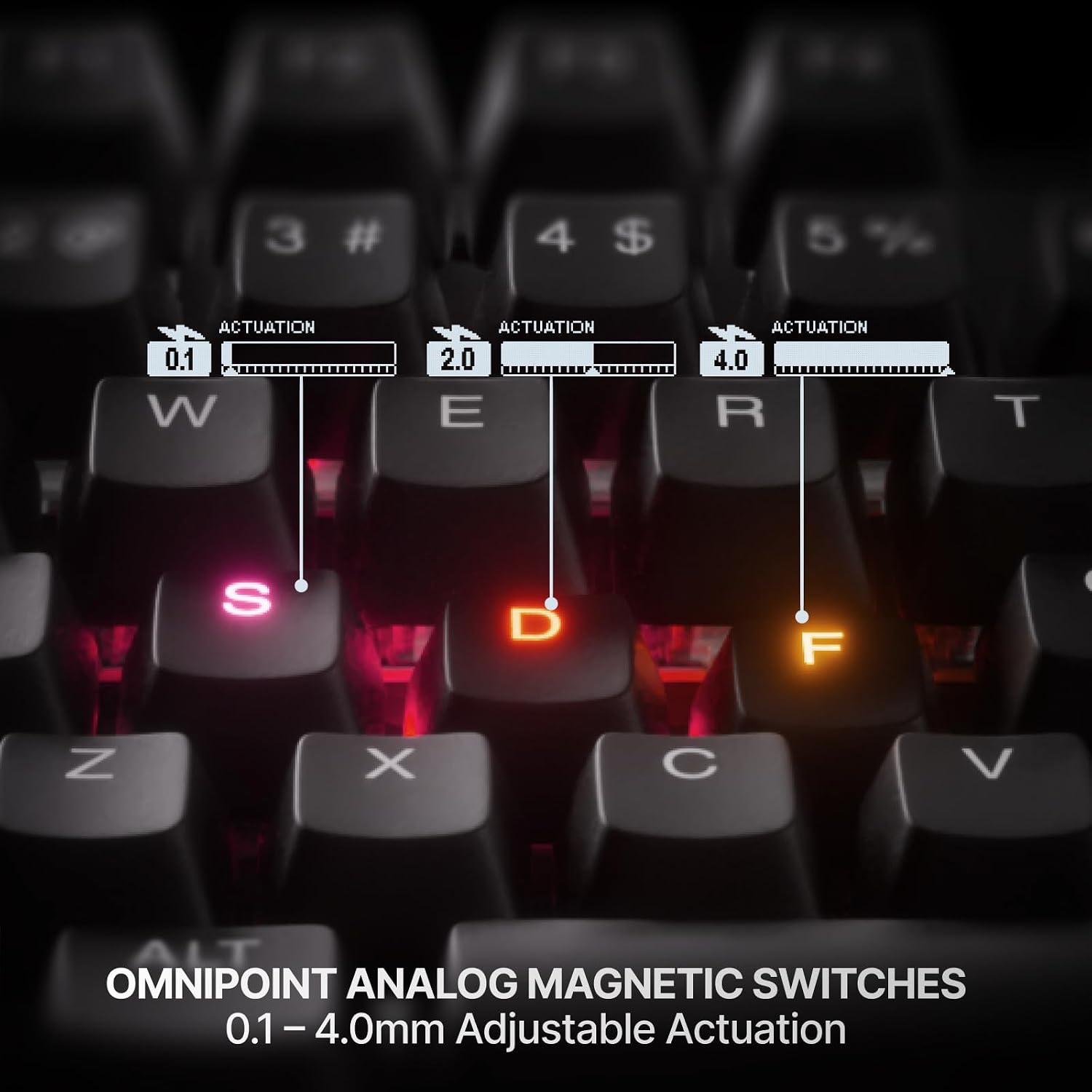 Detalle de SteelSeries Apex Pro TKL Gen 3 Keyboard with OmniPoint 3.0 Analog Magnetic Switches