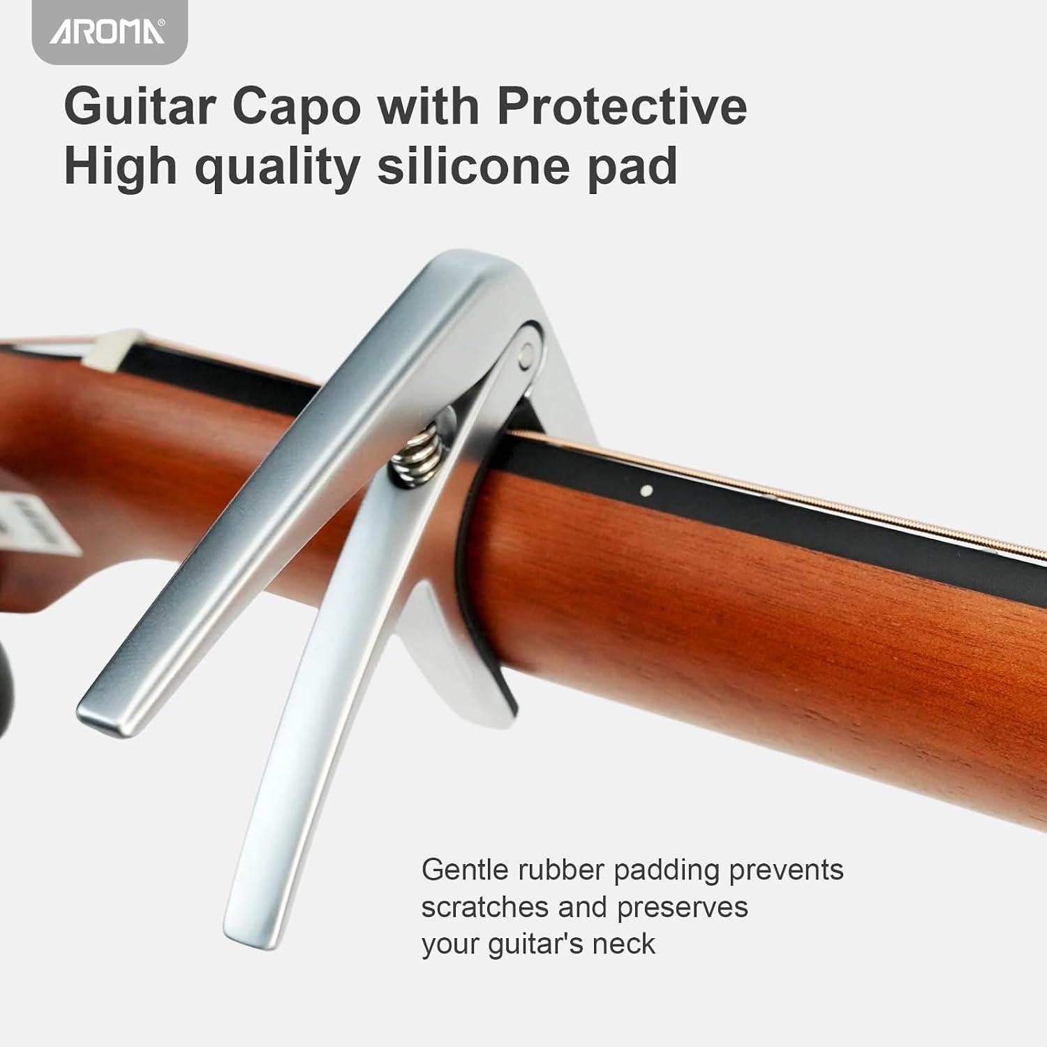 Detalle 2 de Aroma guitar capo for 6-string guitars