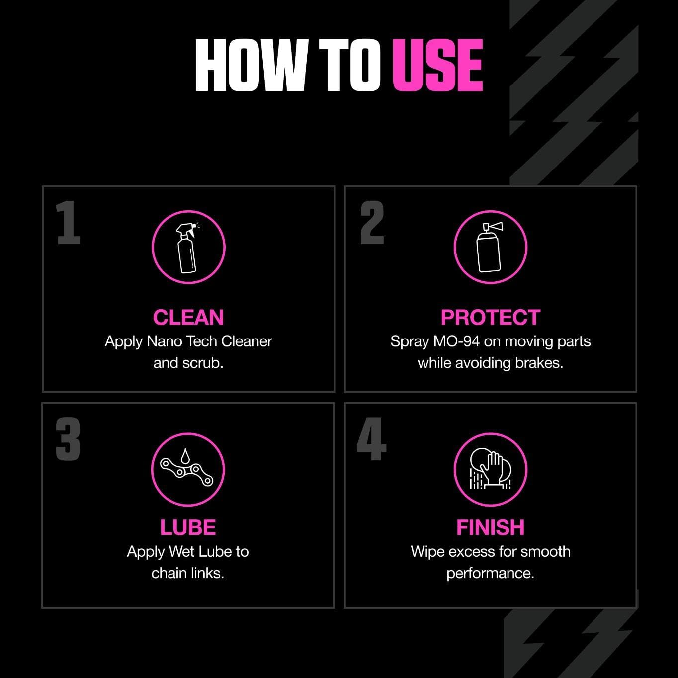 Detalle de Muc-Off eBike Kit de Nettoyage, Protection & Lubrification – essentiels pour vélo électrique (green)