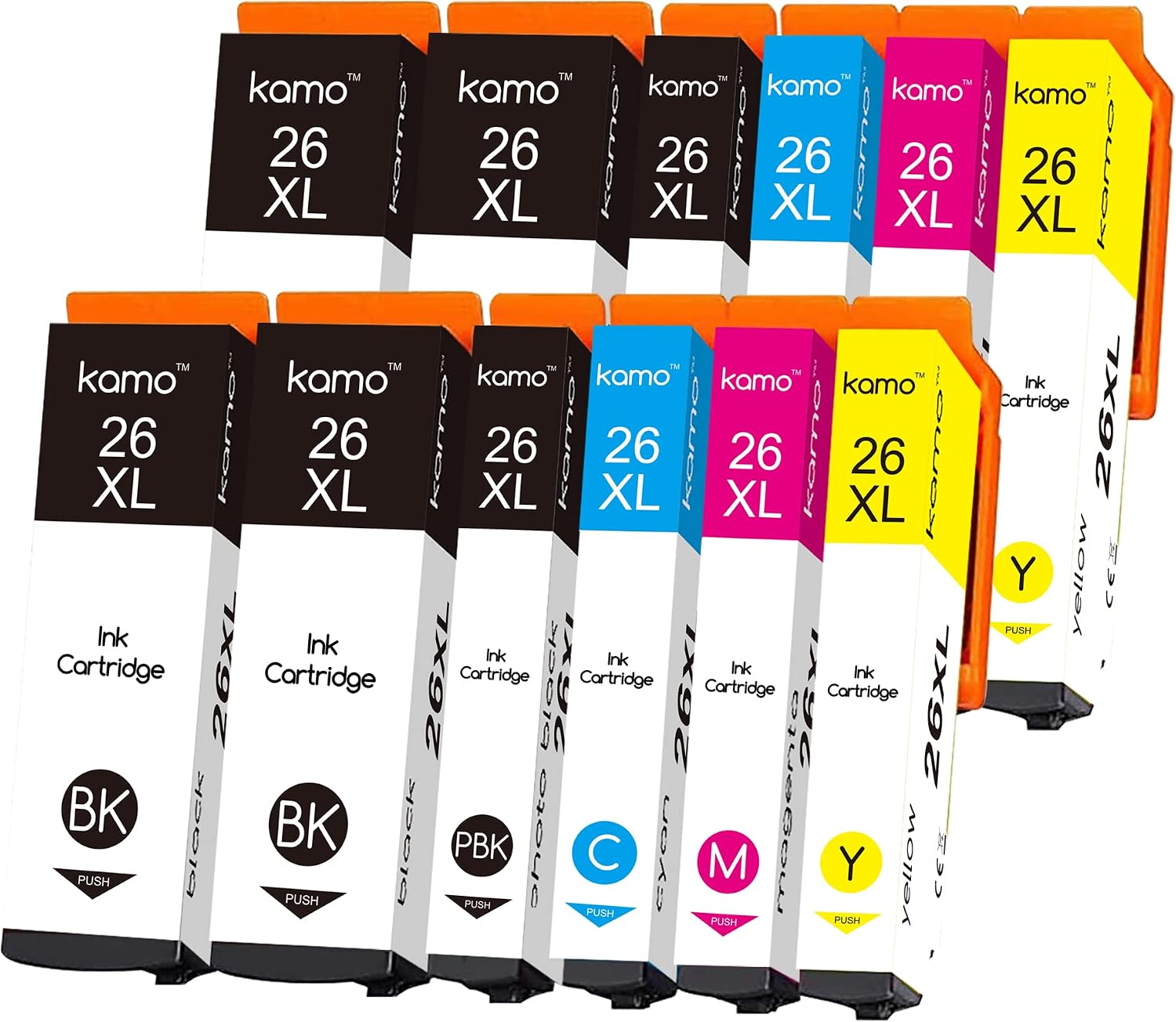 Detalle de Kamo 26 XL (26XL) cartouches d’encre compatibles Epson pour Expression Premium XP-510 à XP-820
