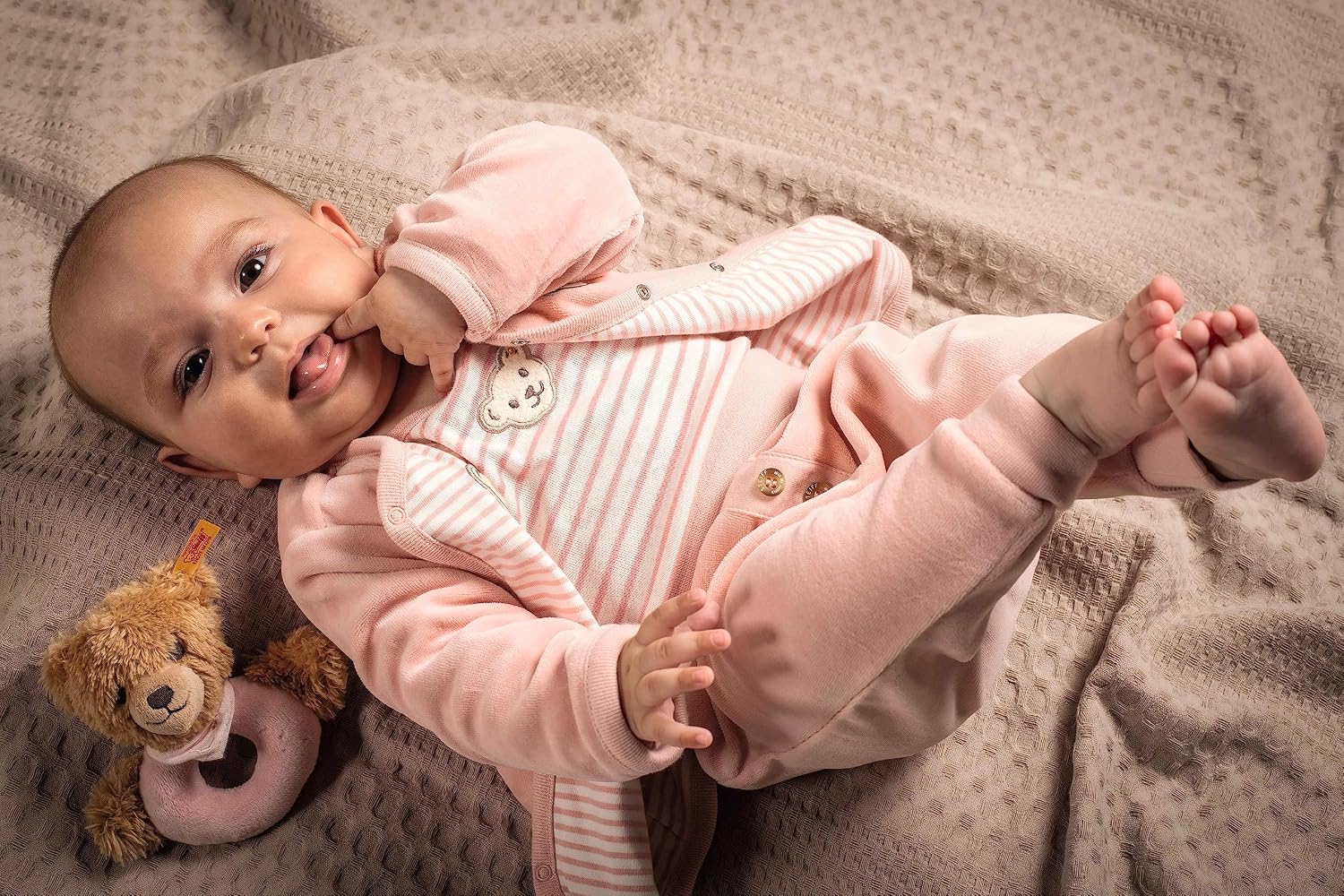 Detalle de Steiff Unisex Baby Wendejacke Gots Jacke