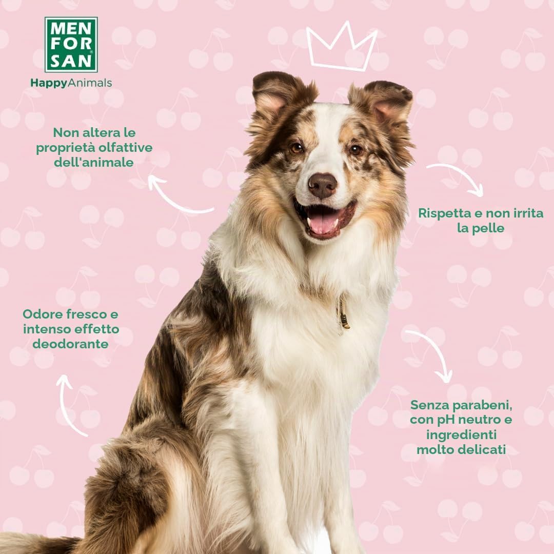 Detalle 2 de MENFORSAN Acqua di Colonia per Cani alla Ciliegia, 125ml