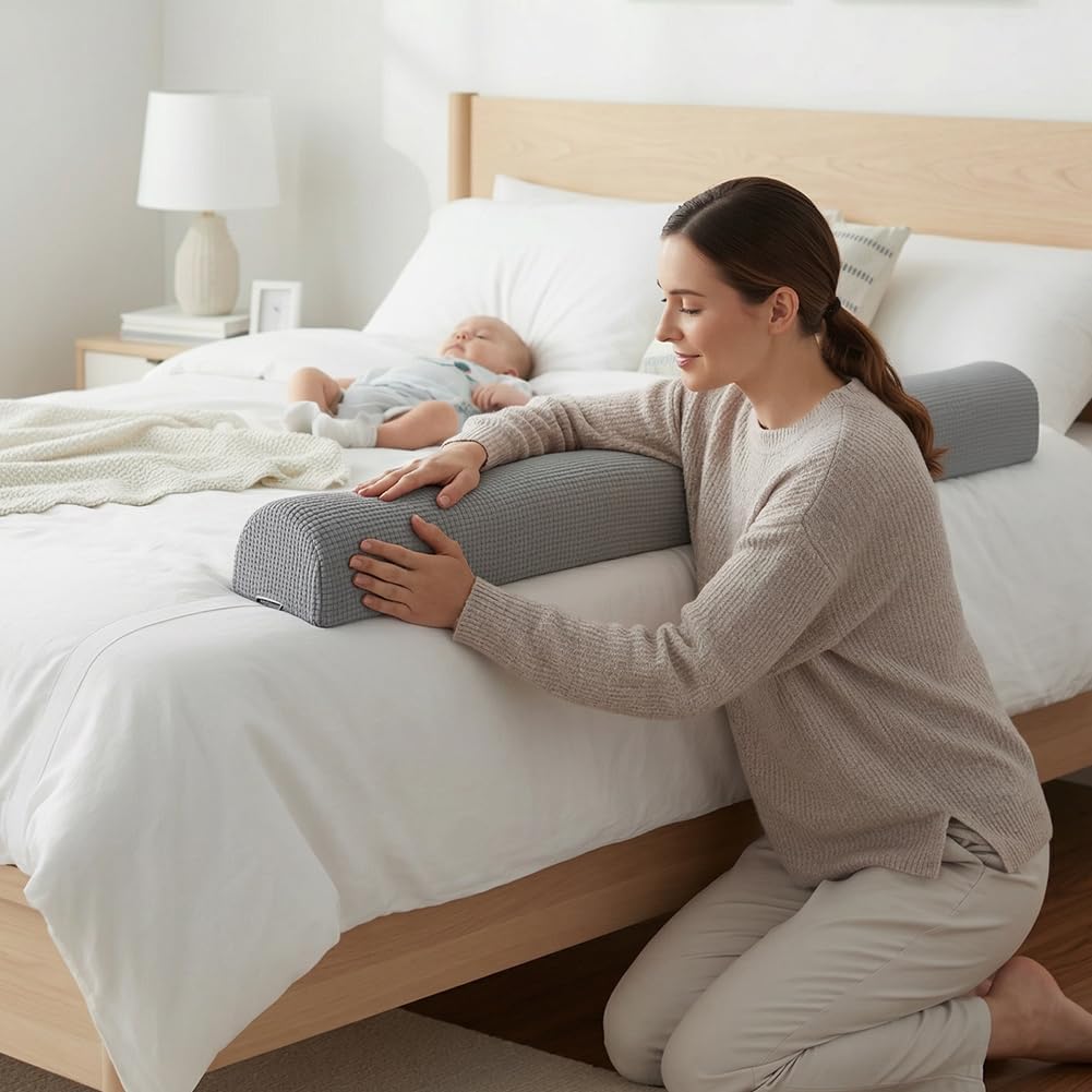 Thumbnail 4 de DUJUIKE Bettschutzgitter 150 cm Memory-Schaum