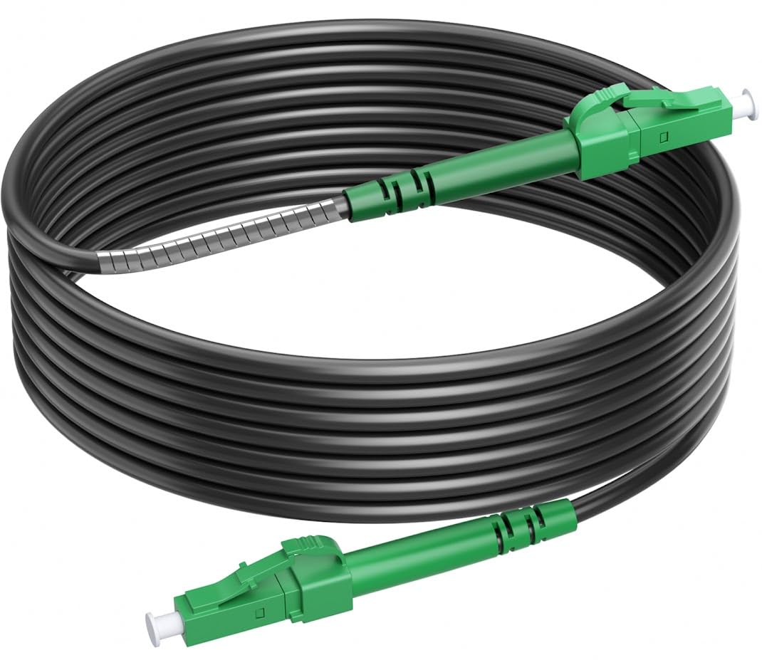 Thumbnail 2 de RamboCables 20M Gepanzerte Glasfaser-Kabel LC/APC auf LC/APC – Simplex, OS2 9/125µm