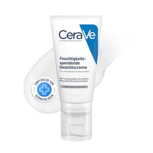 Detalle 2 de CeraVe Feuchtigkeitsspendende Gesichtscreme – 24 Stunden Feuchtigkeit, 50 ml