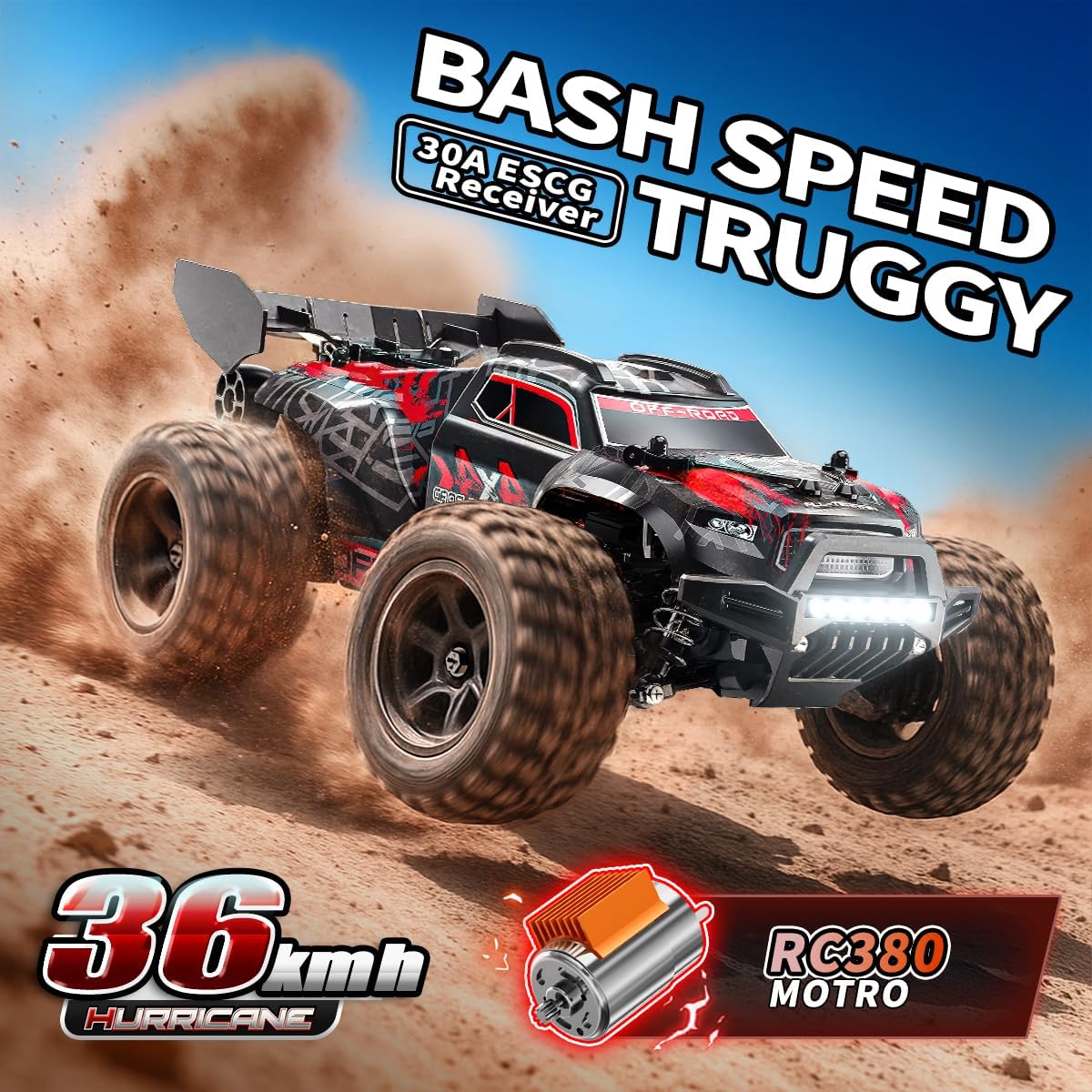 Thumbnail 1 de Macchina telecomandata 1:18 4x4 36 km/h