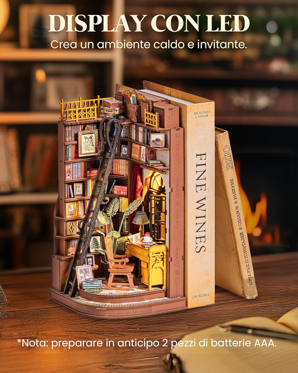 Thumbnail 3 de Rolife Book Nook Studio D'angolo 3,5 ore