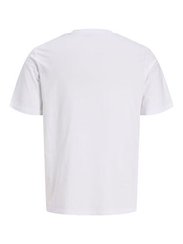 Detalle 2 de JACK & JONES JJEORGANIC BASIC TEE SS O-NECK NOOS – T‑shirt bianca in cotone biologico, taglia M