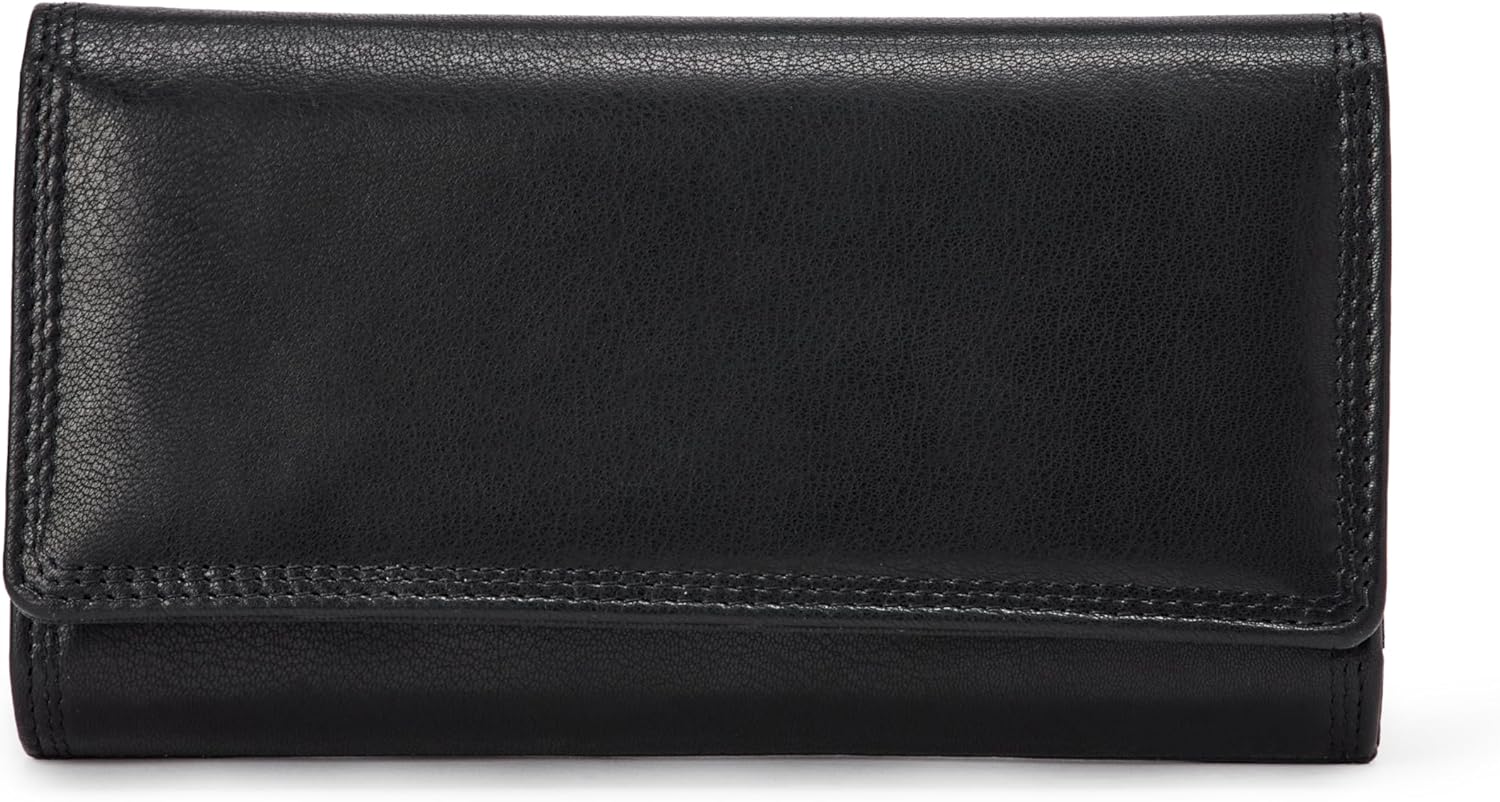 Thumbnail 4 de Amazon Essentials Women’s Long Flap Continental Leather Wallet