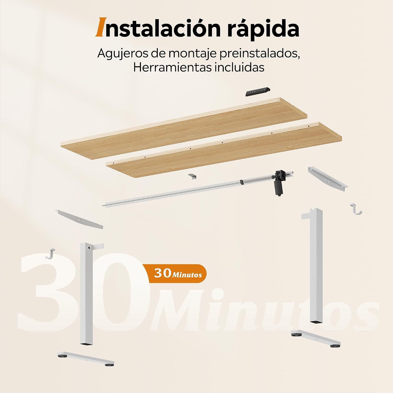 Thumbnail 6 de DEVAISE Escritorio Elevable 160x70cm con 3 memorias