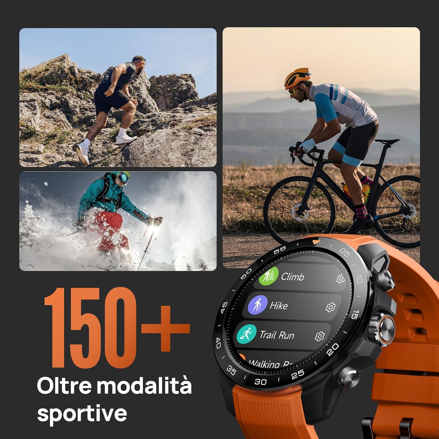Thumbnail 4 de Mibro GS Explorer S smartwatch GPS con display AMOLED 1,32", doppia frequenza e impermeabilità 10 ATM