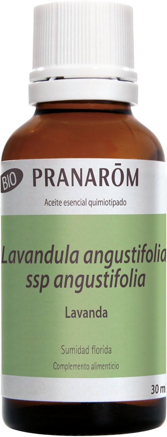 Detalle 2 de PRANAROM Lavanda Orgánica HECT – Aceite esencial quimiotipado 100% puro y natural (10 ml)
