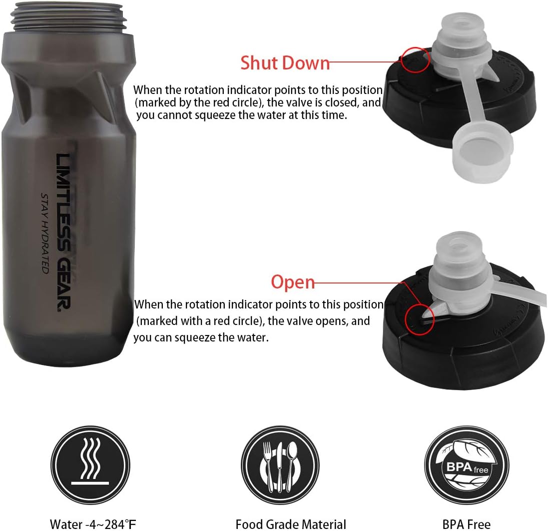 Detalle 2 de OSIGEI Bike Water Bottle 21oz set