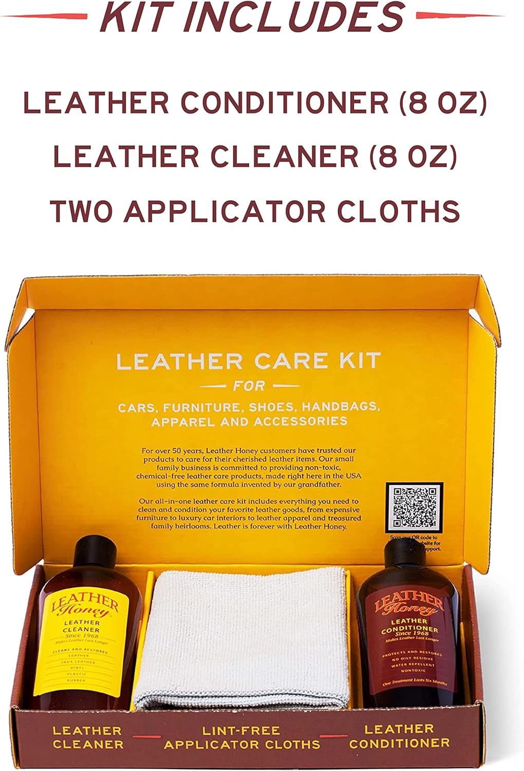Detalle de Leather Honey Complete Leather Care Kit 1 kit