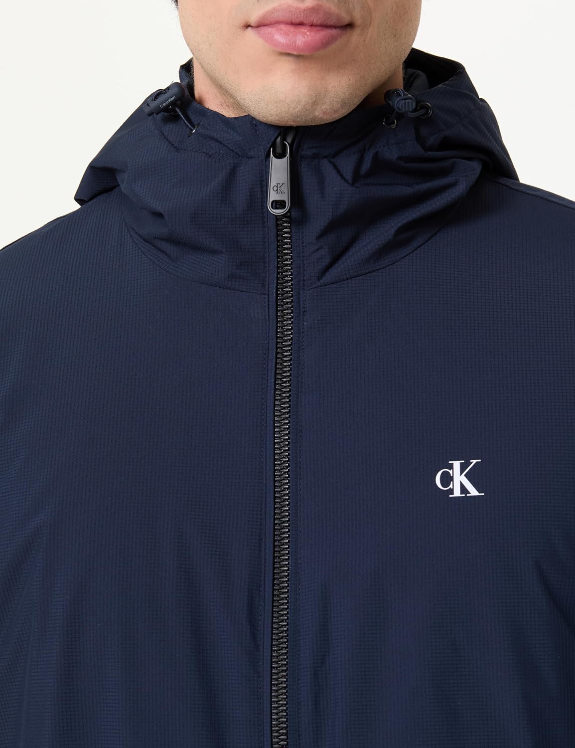 Detalle 2 de Calvin Klein Men's Hooded Ripstop Harrington Jacket Lv04re516g