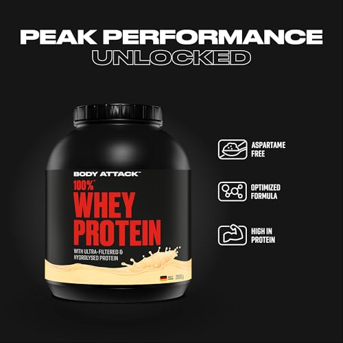 Detalle de Body Attack 100% Whey Protein Natural – 2 kg